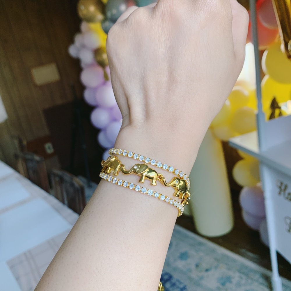 Swarovski set of bracelets.